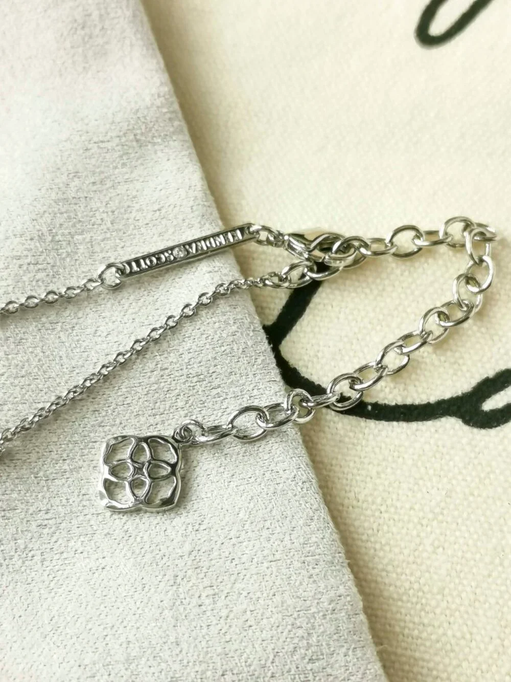 Kendra Scott Necklace - Elisa - Drusy Silver